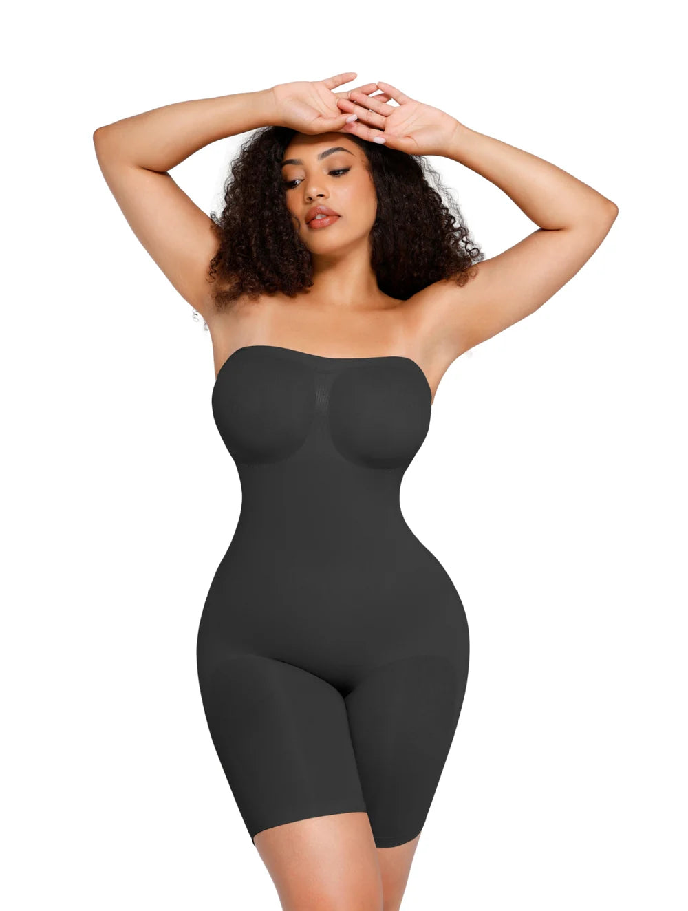 Body gainant sans bretelle pour femmes