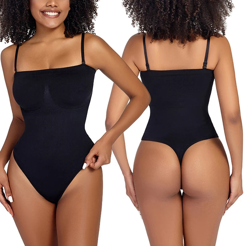 Combinaison gainante string - sans couture