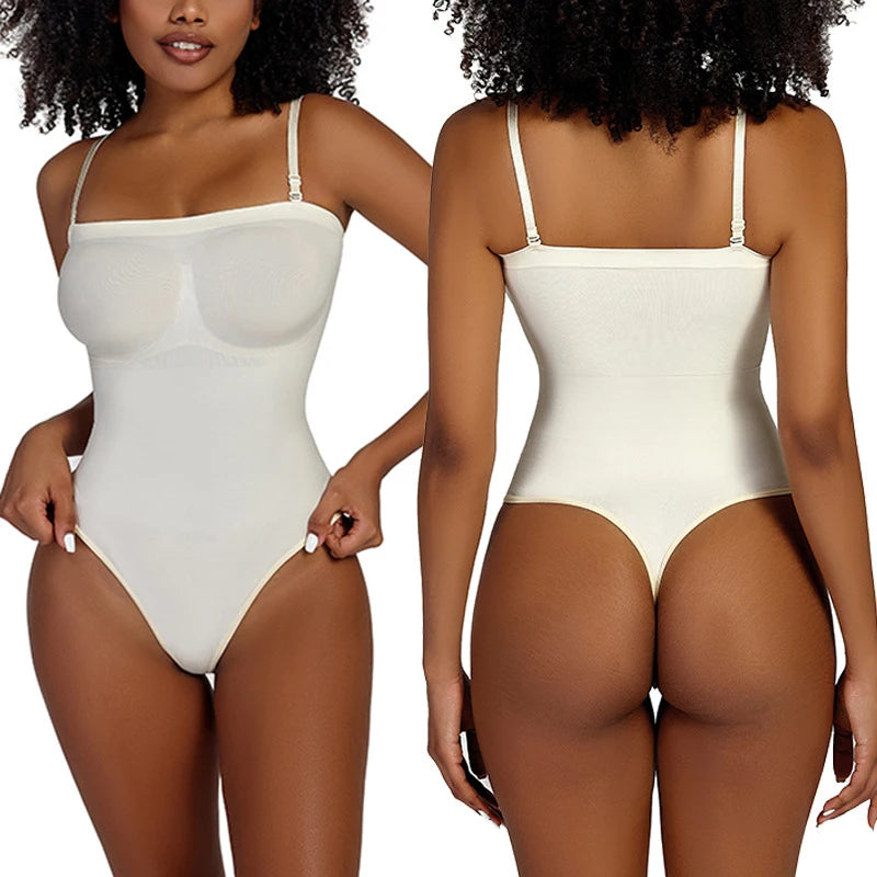 Combinaison gainante string - sans couture