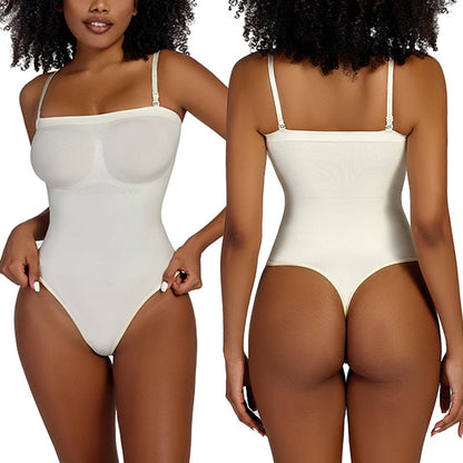 Combinaison gainante string - sans couture